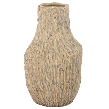 Aardewerk vaas organisch zand