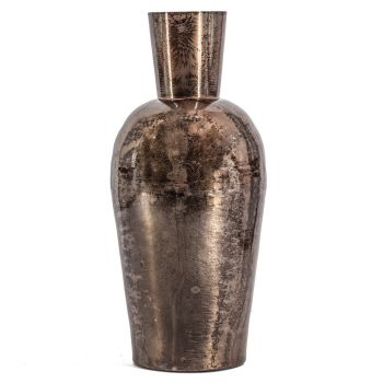 Metalen vaas rosewood