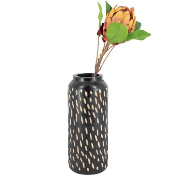 Kunstbloem Protea royal oranje