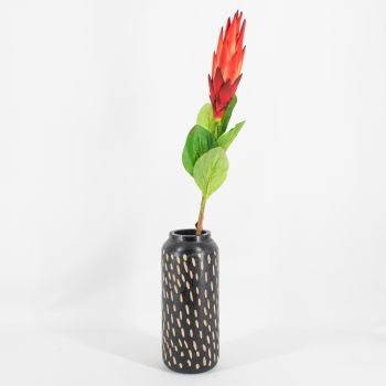 Kunstbloem Protea oranje