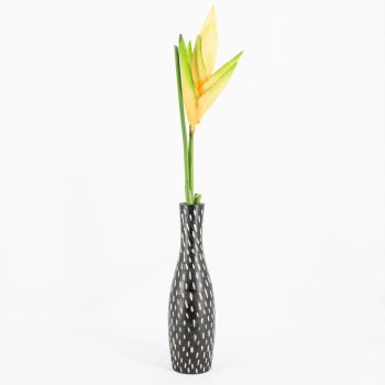 Kunstbloem Heliconia geel