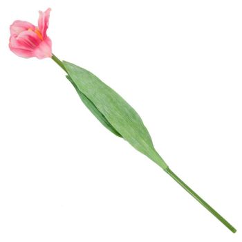 Kunstbloem tulp roze