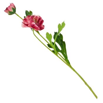 Kunstbloem ranonkel fuchsia