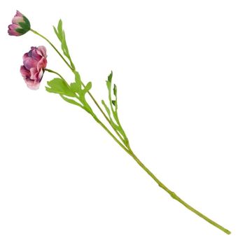 Kunstbloem ranonkel paars