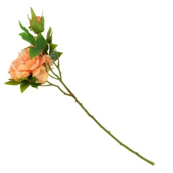 Kunstbloem pioen peach
