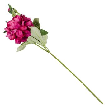 Kunstbloem pioen fuchsia