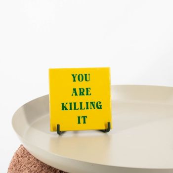 Tegeltje- You are killing it