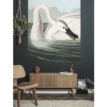 Behangpaneel Trompetzwaan