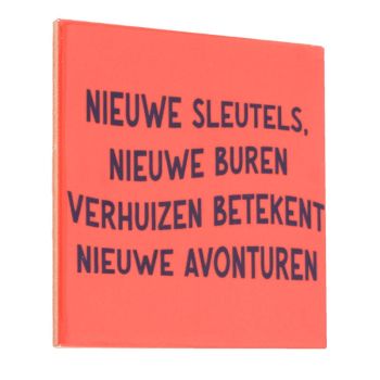 Tegeltje - Verhuizen