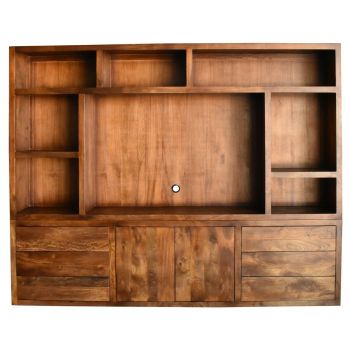 Vakkenkast Coco walnut