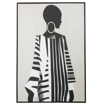 Schilderij vrouw abstract