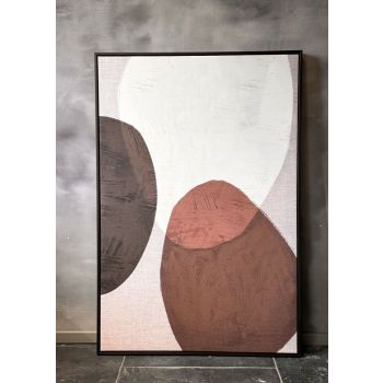 Schilderij organisch circles