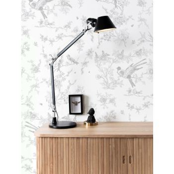 Patroon behang Birds & blossom 