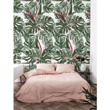 Patroon behang Botanical leaves