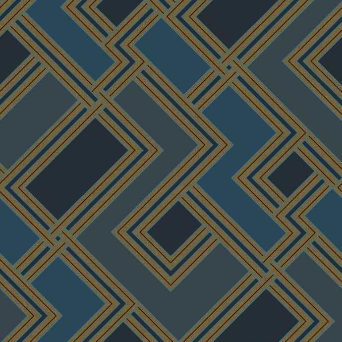 Patroon behang Asperia - Fabric Geo