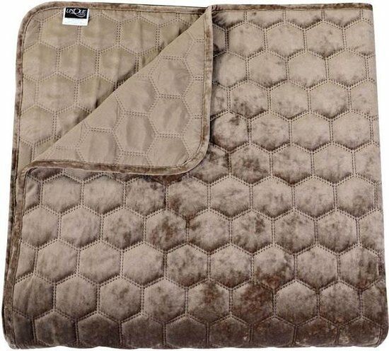Bedsprei Peggy taupe