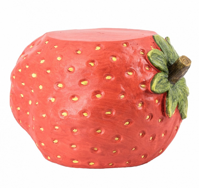 Bijzettafeltje/kruk aardbei 