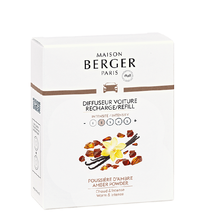 Maison Berger Autoparfum navulling Amber Powder