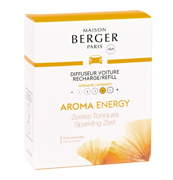 Maison Berger Autoparfum Navulling Aroma Energy