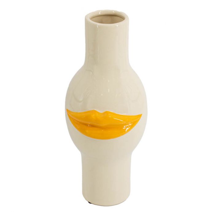 Aardewerk vaas lips 