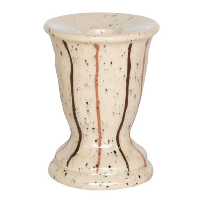 Aardewerk kaarsenstandaard Pale S