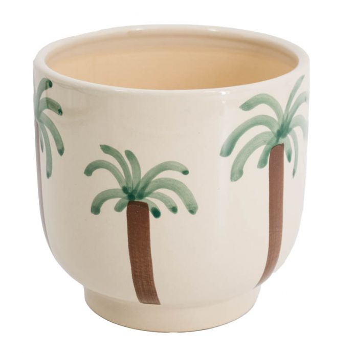 Aardewerk bloempot Tropical 