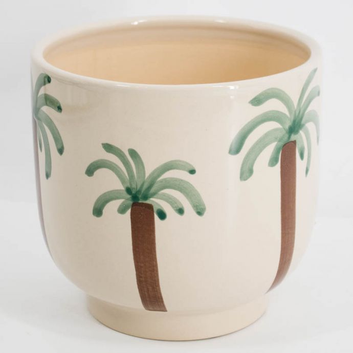 Aardewerk bloempot Tropical 