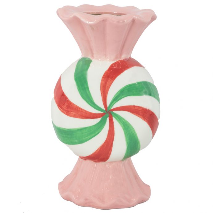 Aardewerk vaas candy 