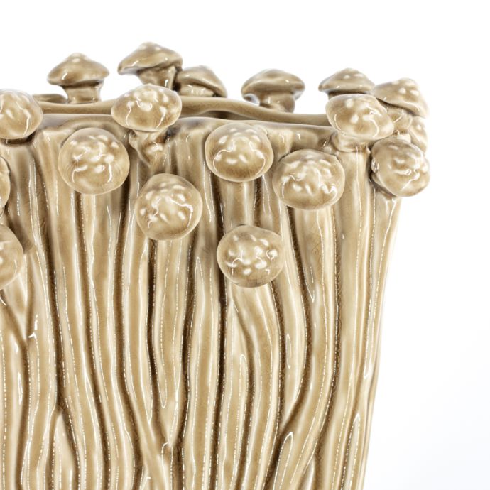 Vaas toad keramiek mustard