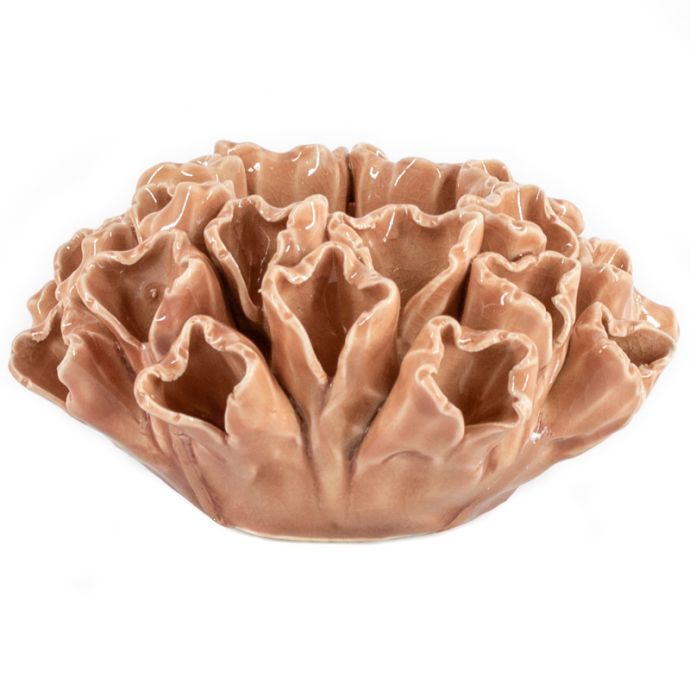 Waxinehouder keramiek buds sandstone