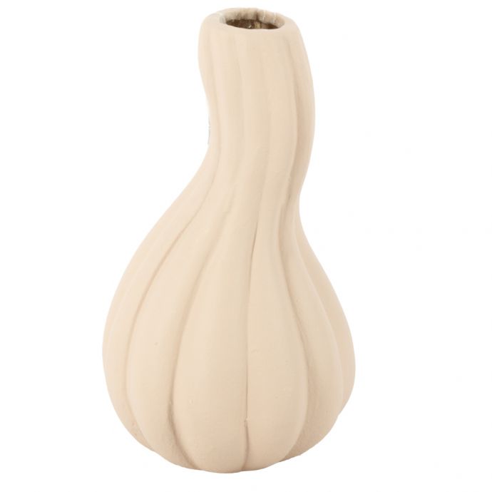 Aardewerk vaas organic beige 