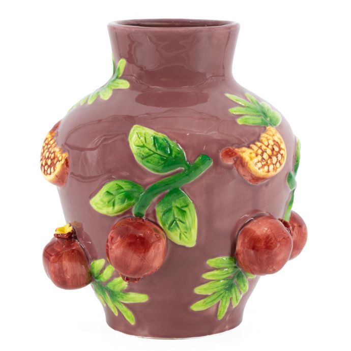 Aardewerk vaas 'Granaatappel'