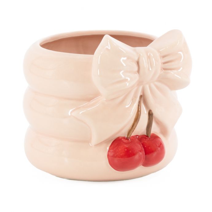 Aardewerk vaas 'Bow cherry'