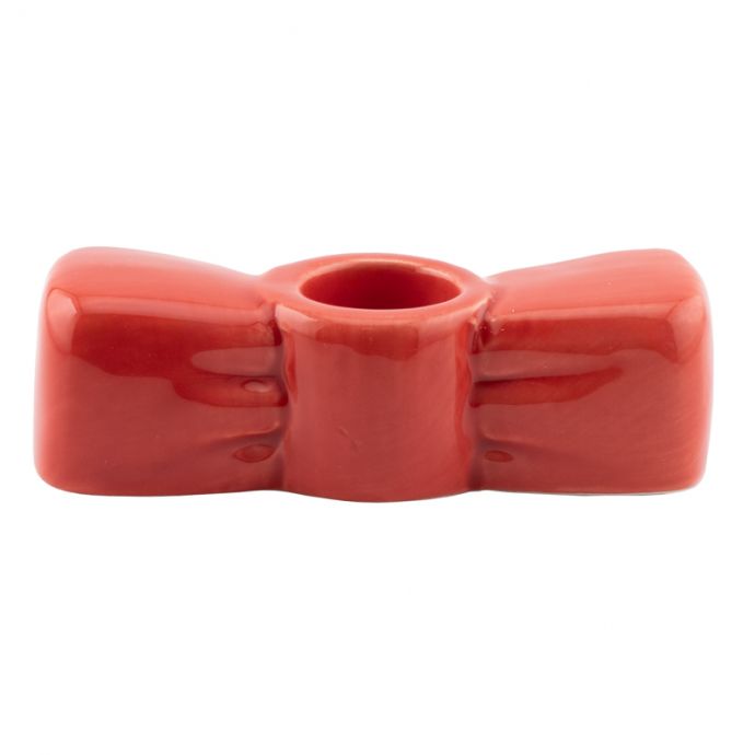 Kaarsenstandaard 'Bow' rood