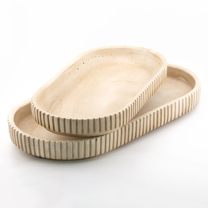 Aardewerk dienblad Zilt S