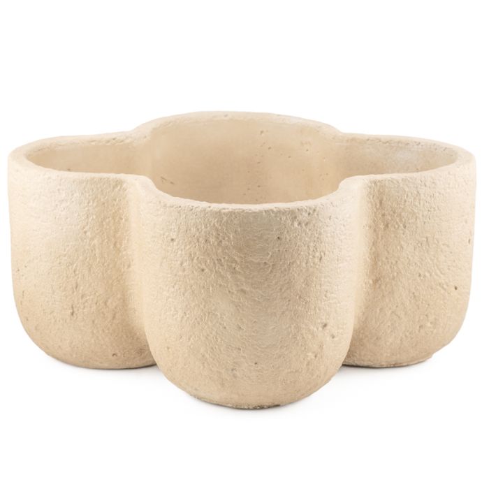 Aardewerk bloempot flower L