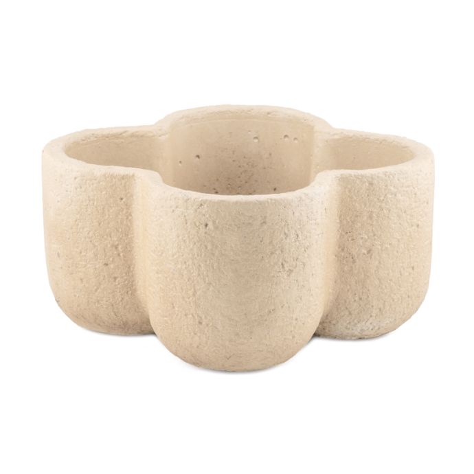 Aardewerk bloempot flower S