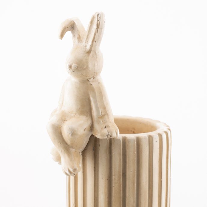 Aardewerk ornament bunny zittend S