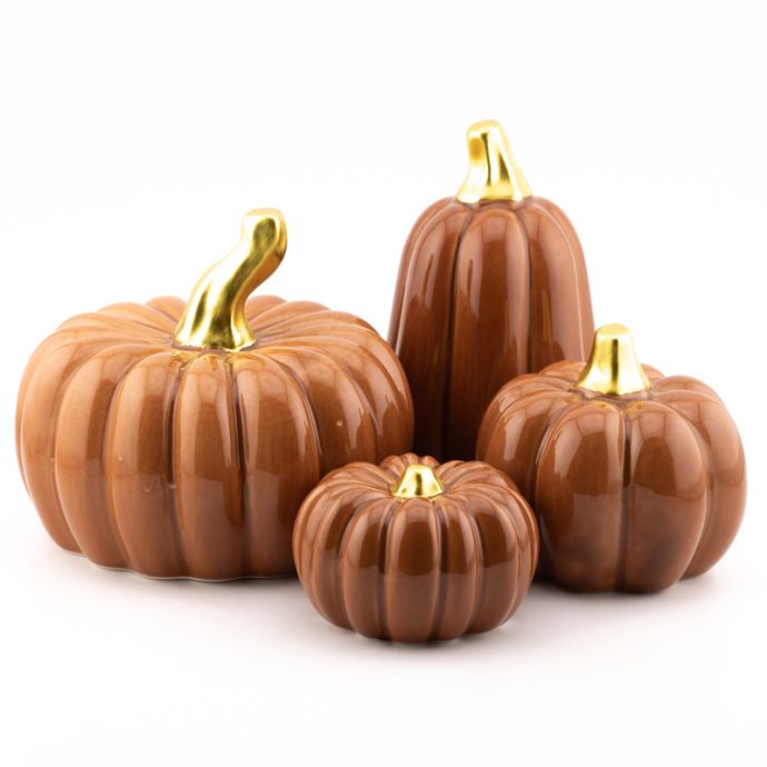 Aardewerk pompoen bruin