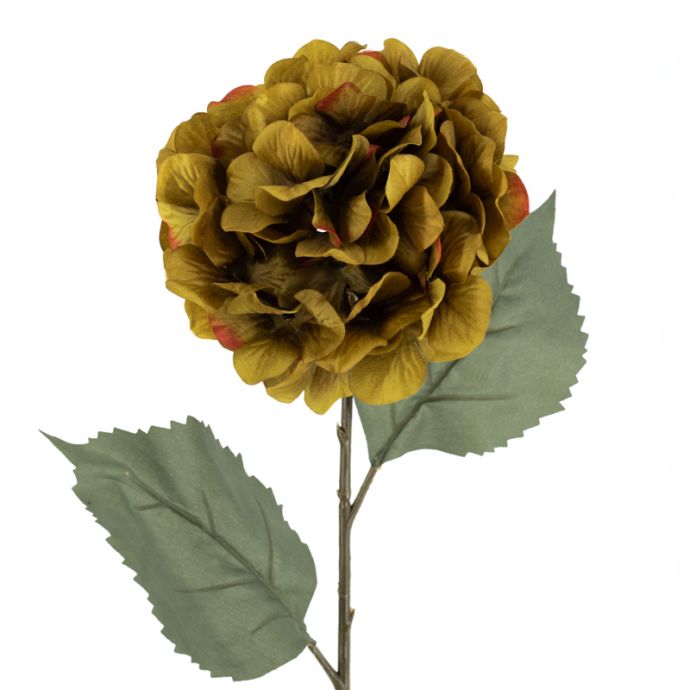 Kunstbloem hortensia 73cm groen