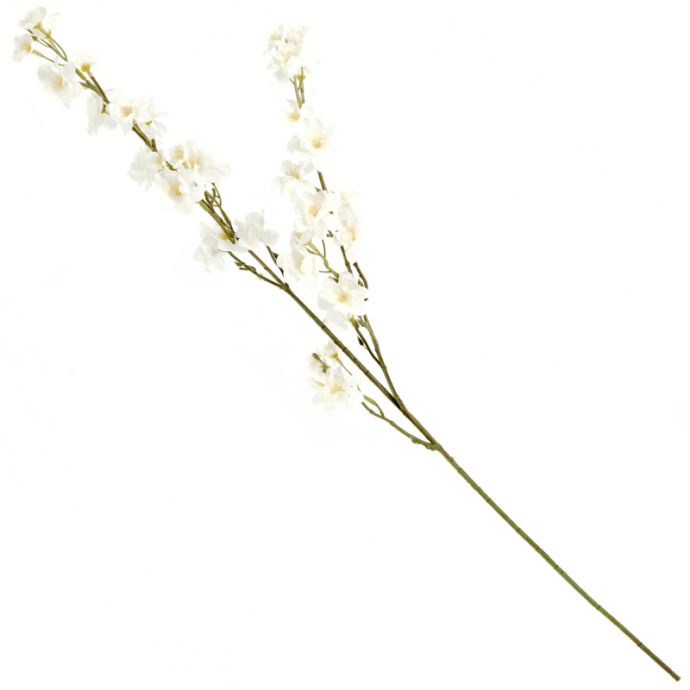 Kunsttak kersenbloesem 87cm off-white