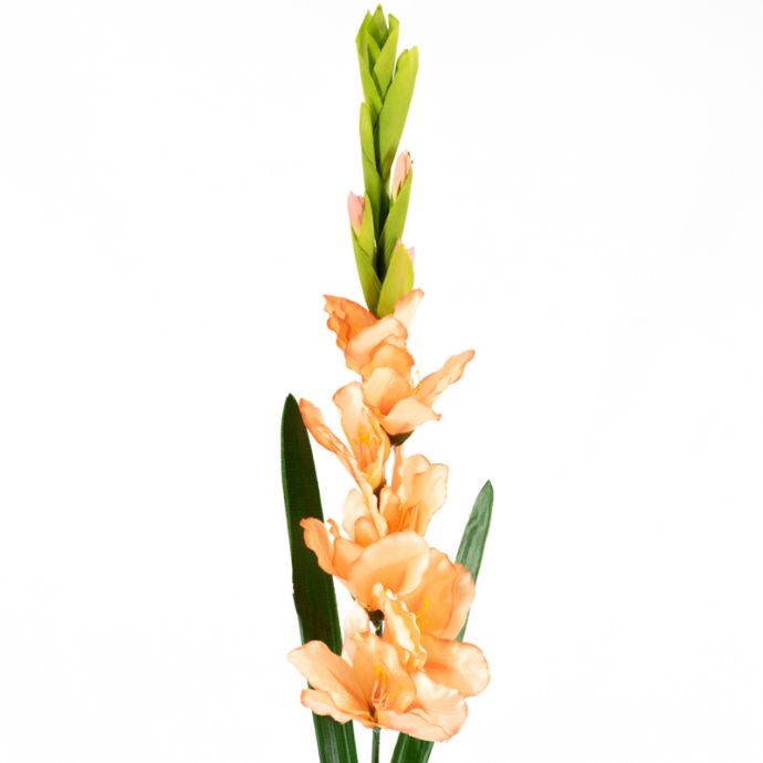 Kunstbloem gladiool peach