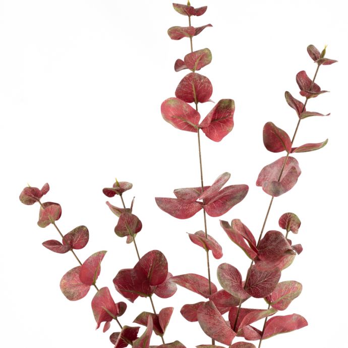 Kunstbloem eucalyptus burgundy