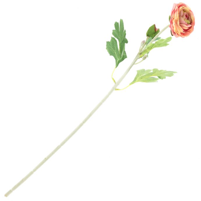Kunstbloem ranonkel roze melange