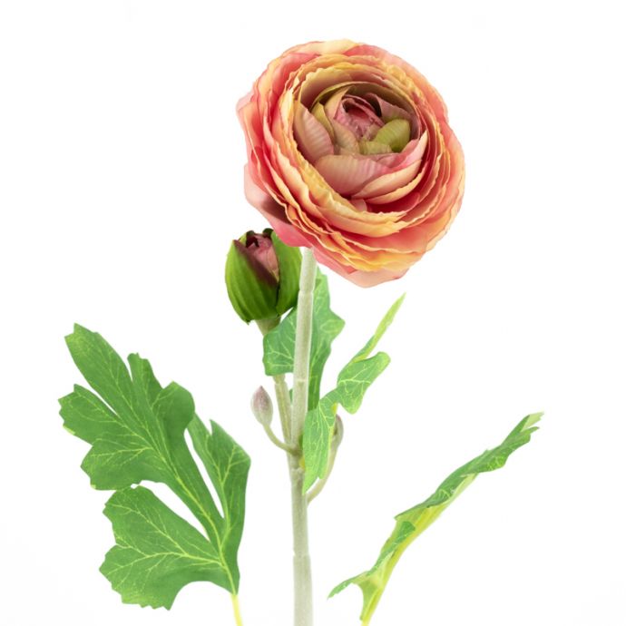 Kunstbloem ranonkel roze melange