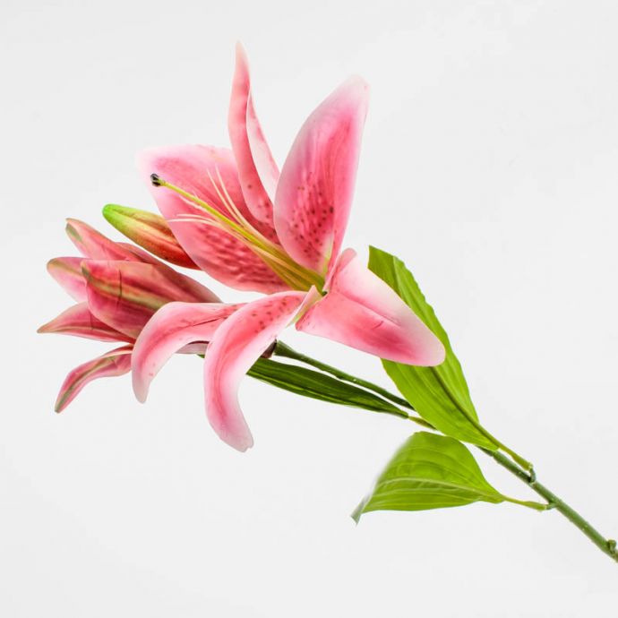 Kunstbloem lelie fuchsia