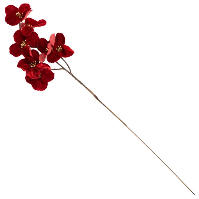 Kunsttak orchidee rood