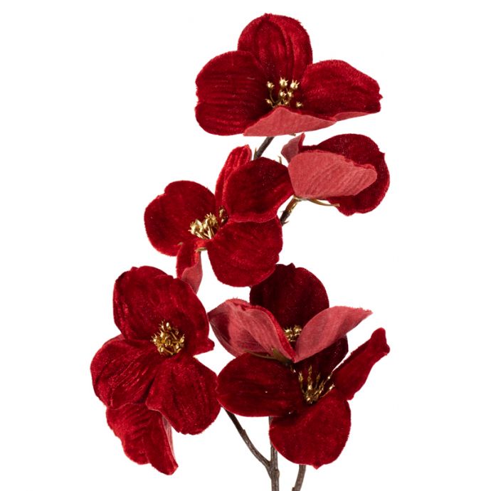 Kunsttak orchidee rood