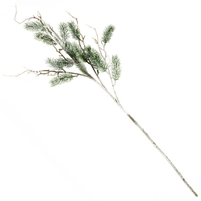 Kunsttak den met sneeuw