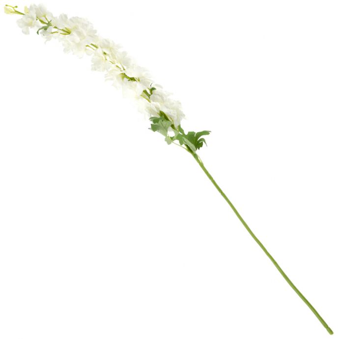 Kunstbloem ridderspoor wit